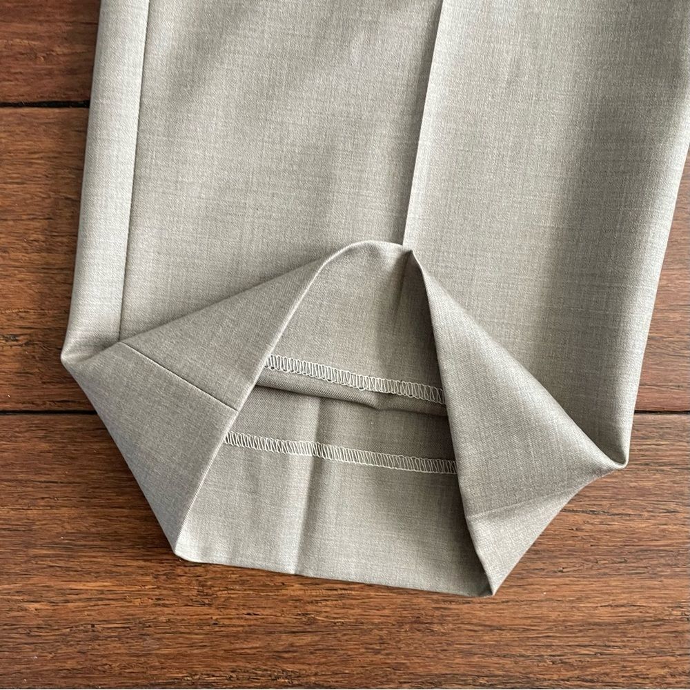 Zanella Debra Italian Luxury Super 150's Wool High Rise Debra Trousers Size 8 - Picture 8 of 14